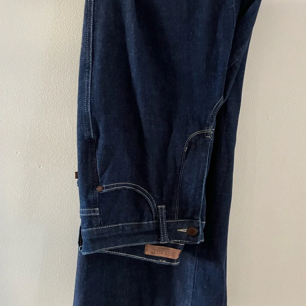 Judy Blue Dark Blue Retro Wide-Leg Jeans
